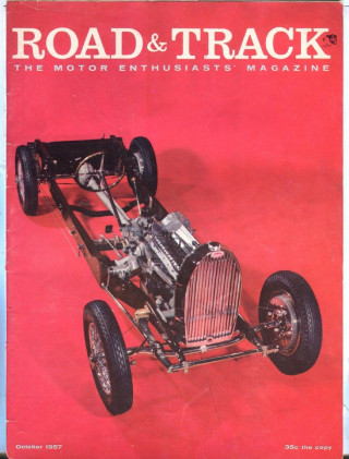 ROAD & TRACK 1957 OCT - BMW 507, LIQUID-COOLED BRAKES